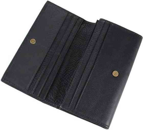 Гаманець Vintage 14446 Чорний Київ