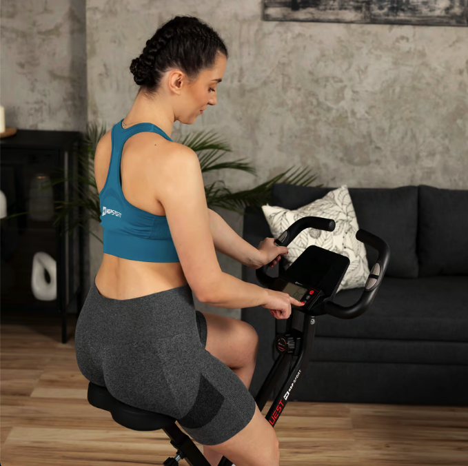 Велотренажер Hop-Sport HS-3020X Quest X-Bike чорно-червоний Киев - изображение 4