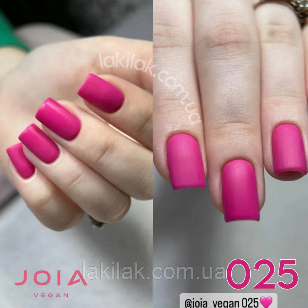 Гель-лак JOIA vegan 025 насичена фуксія, 6 мл Херсон - изображение 1