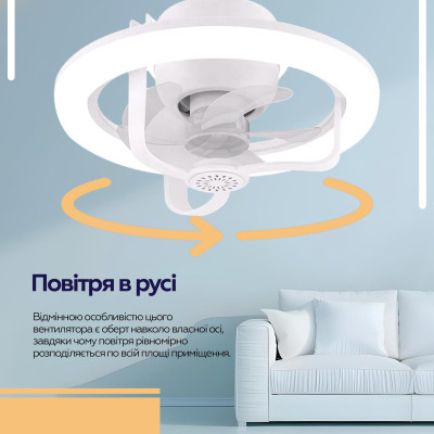 Вентилятор XoKo LED RGB Fan Light 100 Aroma (XK-FL-100RGB) Винница - изображение 7