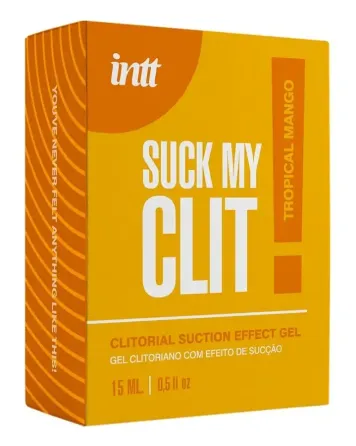 Смоктайзер для клітора Intt Suck My Clit Tropical Mango (15 мл), манго, гель з ефектом посмоктування Львів