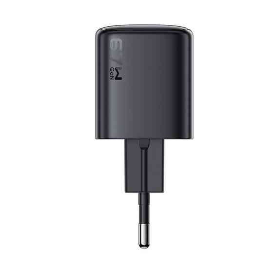 Мережевий зарядний пристрій ACEFAST A134 PD67W mini GaN USB-C fast charger Black Одеса