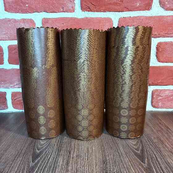 Форма для пасок 250 г d90×h80 мм коричнева Серія №6 – паперова форма для випічки, 50 шт Харків