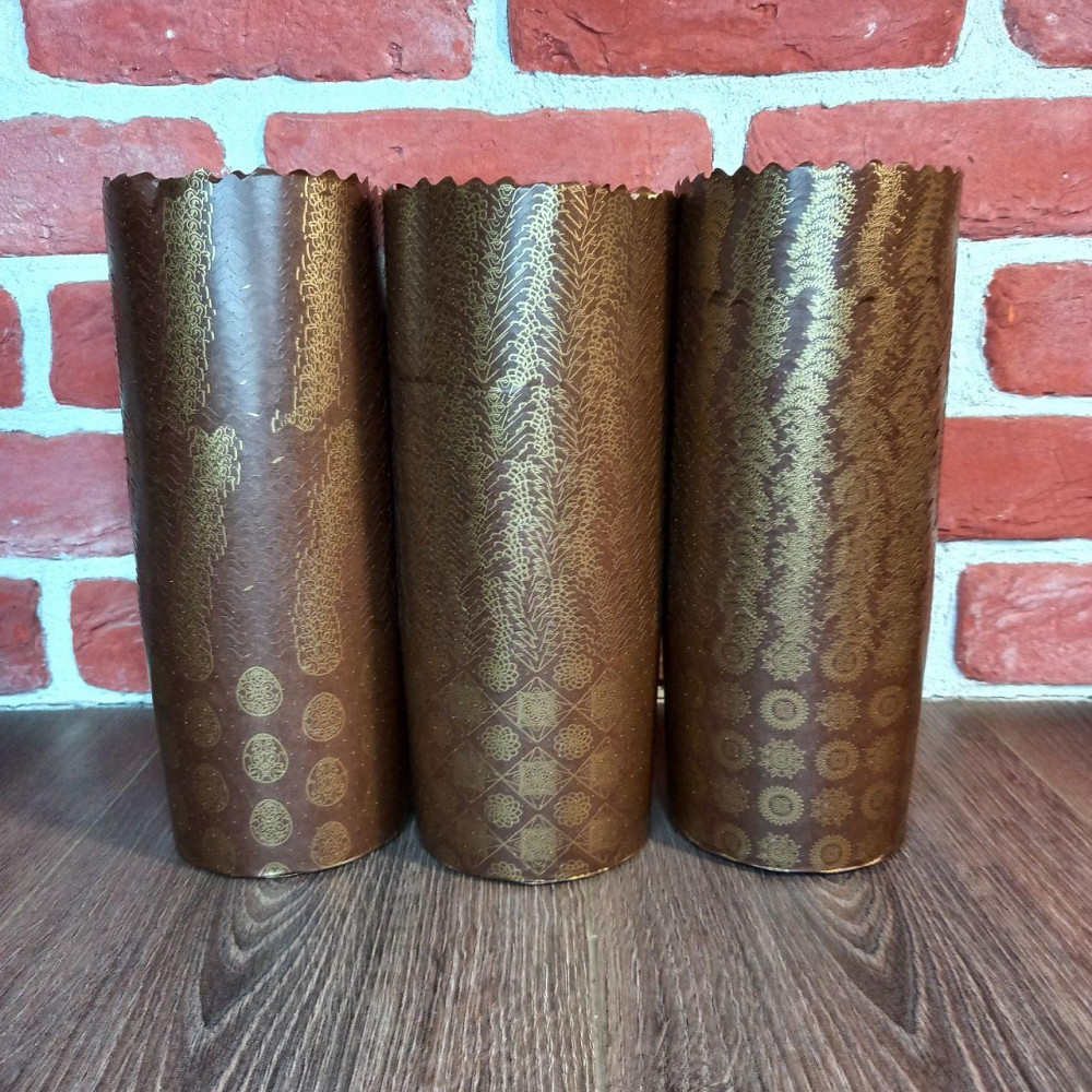 Форма для пасок 250 г d90×h80 мм коричнева Серія №6 – паперова форма для випічки, 50 шт Харків - фото 6