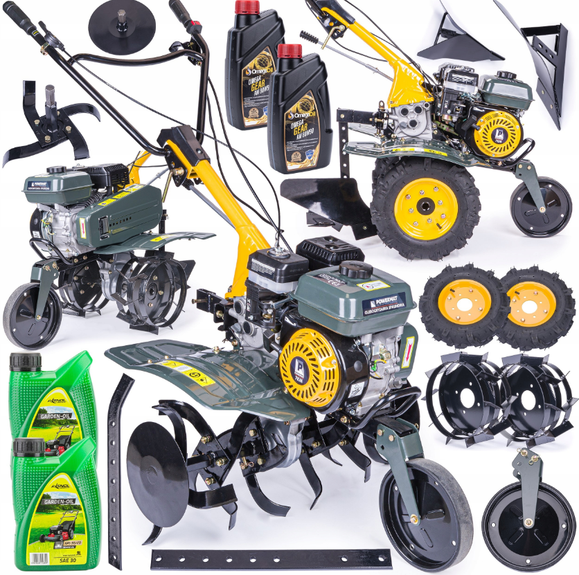 Мотокультиватор бензиновий Powermat 90см 5148Вт 7кс (Польща) Київ - фото 1