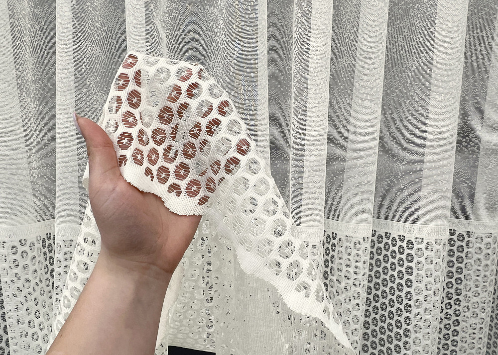 Тюль VR-Textil 2021т Жакард Кремовий 400х270 см (42-1086) Київ - фото 4