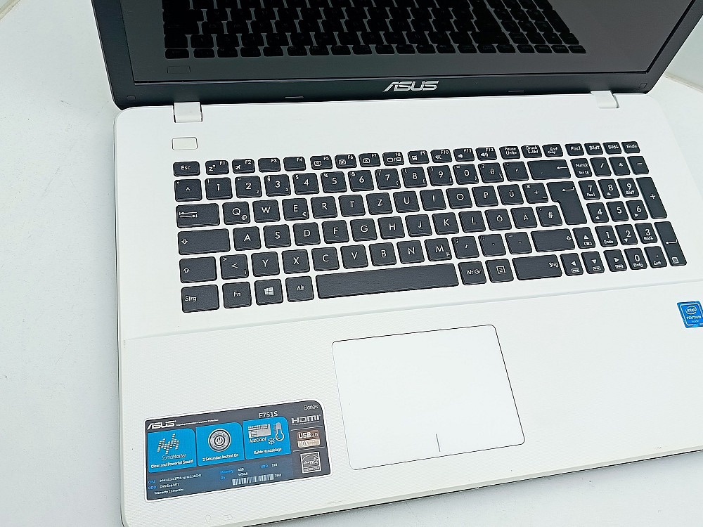 Ноутбук ASUS F751S Pentium N3710\4\0\ АКБ- (товар вживаний) Луцк - изображение 2