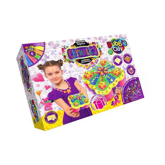 Набір креативної творчості "Скринька" SHBC-01-01U декор пластиліном Квітка Вінниця