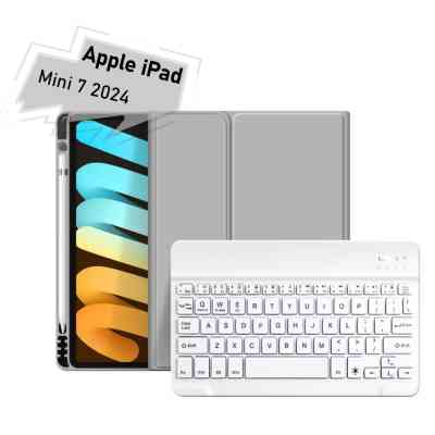 Чехол для планшета BeCover with keyboard Apple iPad Mini 7 2024 Gray (712994) Винница