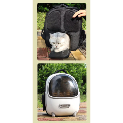 Переноска для животных Lapka с вентиляцией белая (PCB-01-W) Винница - изображение 2