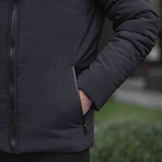 Мужская зимняя Куртка с капюшоном Pobedov Winter Jacket Dzen Киев