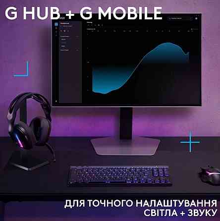Ігрові навушники Logitech G522 Lightspeed Black Харків