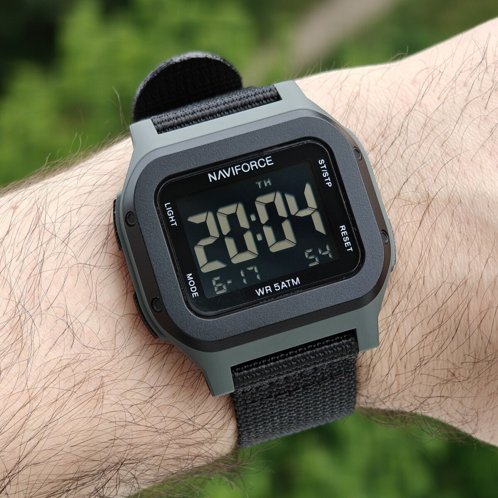 Годинник чоловічий водостійкий тактичний Naviforce Cube Strong Nylon (2 ремінці) Вінниця - фото 7
