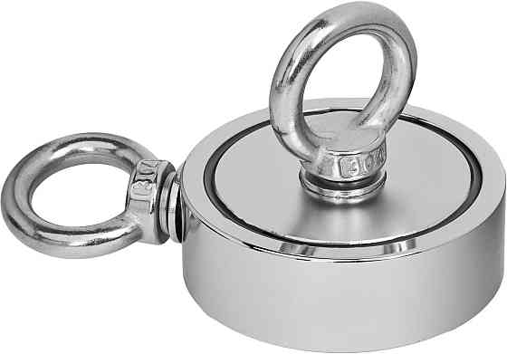 Професійний неодимовий магніт на 140 кг + шнур 20 м Kraft&Dele (KD10415) Нововолинськ