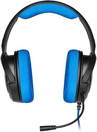 Гарнітура CORSAIR HS35 Stereo для ігор, дротова, знімний мікрофон, 3.5 мм, для ПК, PS5, Xbox, Switch, накладні ігрові навушники Київ