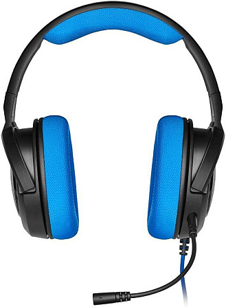 Гарнітура CORSAIR HS35 Stereo для ігор, дротова, знімний мікрофон, 3.5 мм, для ПК, PS5, Xbox, Switch, накладні ігрові навушники Київ - фото 2