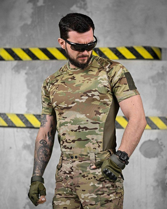 Летний эластичесный тактический костюм fragment 3в1 мультикам   ДЛ6476 Одесса - изображение 7