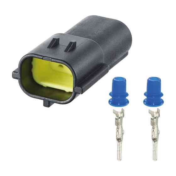 Роз'єм конектор 2-кон., Протитуманні Фари, 174354-2, 184166-1, 184175-1, TE Америка, Buick, Cadillac, Chevrolet, Daewoo Київ