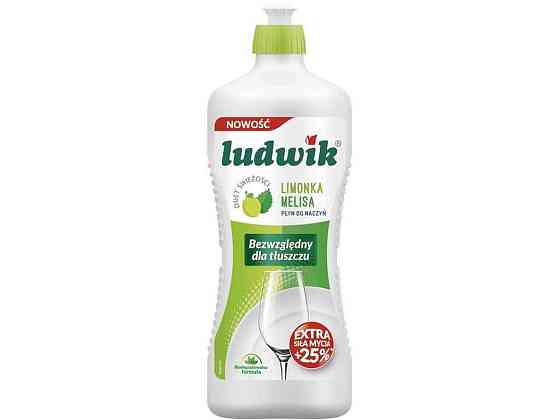 Бальзам для миття посуду 900мл Лайм з мелісою ТМ LUDWIK Київ