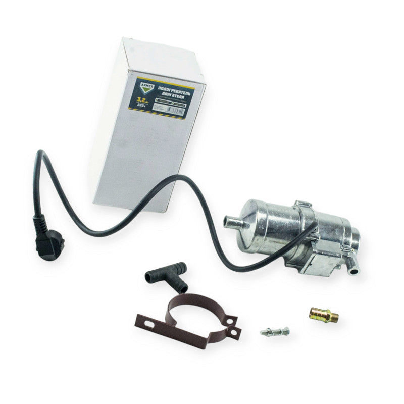 Подогреватель предпусковой 220в armer 3,2квт двухконтурный с помпой, крепеж двигателя Мукачево - изображение 1