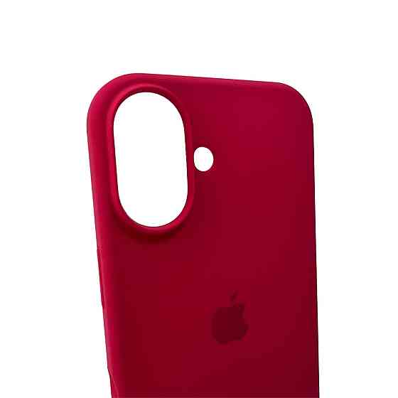 Чохол Silicone для Apple iPhone 16, марун Київ