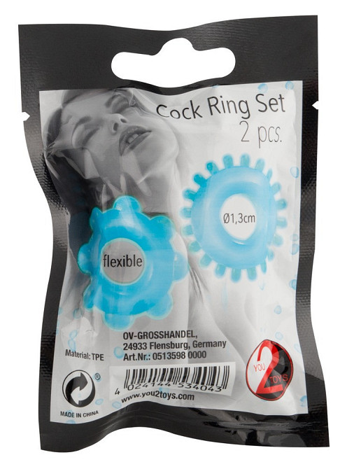 Эрекционные кольца - Cock Ring Set, 2 шт. Sex Aura Киев - изображение 7