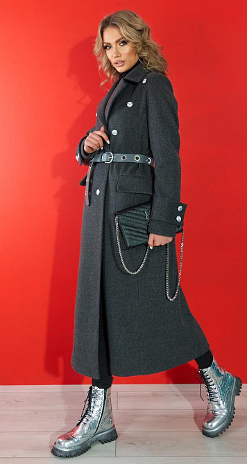 Стильное длинное пальто (48) Киев - изображение 6