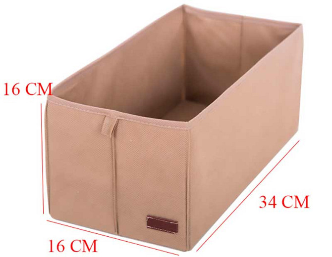 Текстильні коробки для будинку KHY-beige (Бежевий) Суми - фото 6