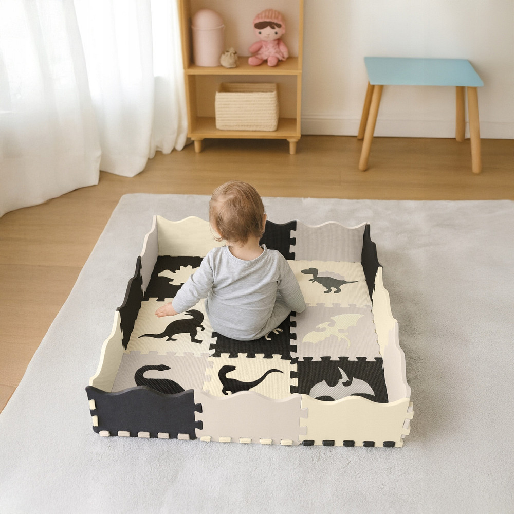 Детский мягкий коврик - пазл игровой обучающий 106х106 см 35 элементов Kruzzel (25785) Нововолынск - изображение 10