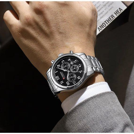 Мужские наручные часы Curren Partner (Серебристые) Винница - изображение 4