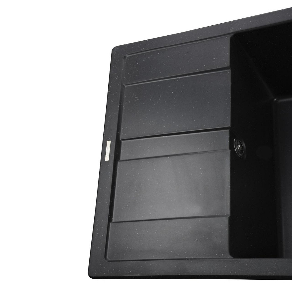 Гранитная мойка Globus Lux ONE черный 650х500мм-А0002 (000021068) Киев - изображение 3