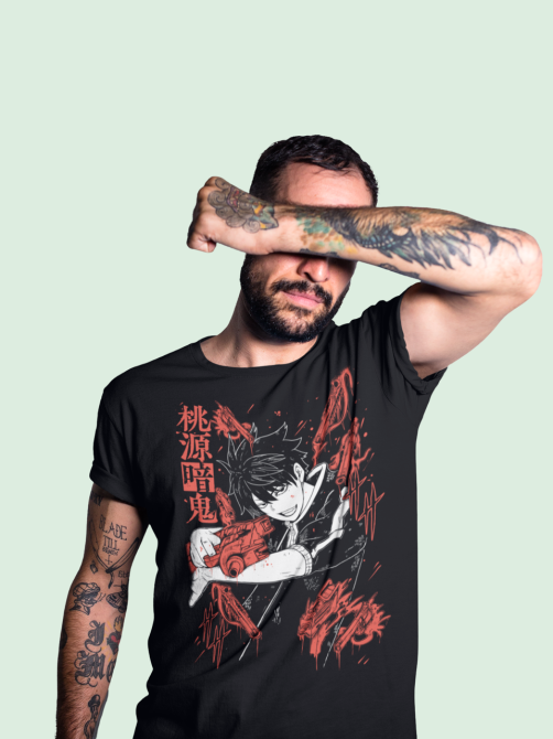 Футболка аниме Тоуген Анки Ікхиносе Схики оверсайз (S/M/L) Черний AnimeJ0676 Днепр - изображение 4