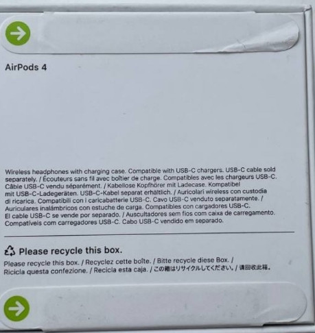 AirPods 4 (MX63ZM/A) — новые, упакованные, оригинал Apple. Харьков - изображение 1