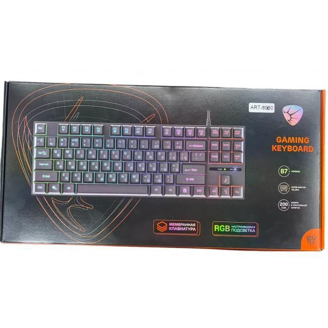 Ігрова клавіатура з RGB підсвіткою кнопок TLK 87 Київ - фото 2