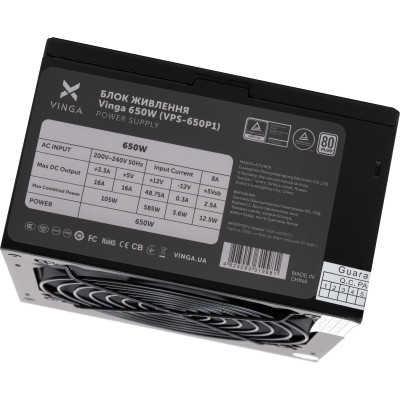 Блок питания Vinga 650W (VPS-650P1) Винница - изображение 10