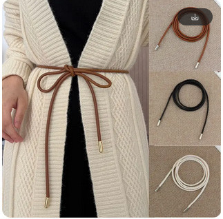 Пояс для одягу жіночий коричневий Київ - фото 1