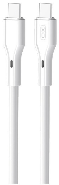 Кабель XO NBQ231B Rock Series Type-C to Type-C - 60W - 1m White (6976052) Київ - фото 1