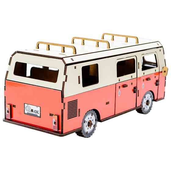 Дерев'яний 3D конструктор "Мікроавтобус" Puz-00926, 156 деталей Вінниця