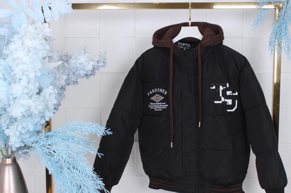 Детская куртка еврозима на мальчика подростка под резинку 170 Николаев - изображение 1