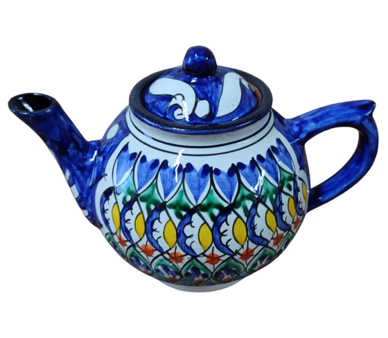 Сервіз узбецький ручної роботи 20 предметів (Синій) Вінниця