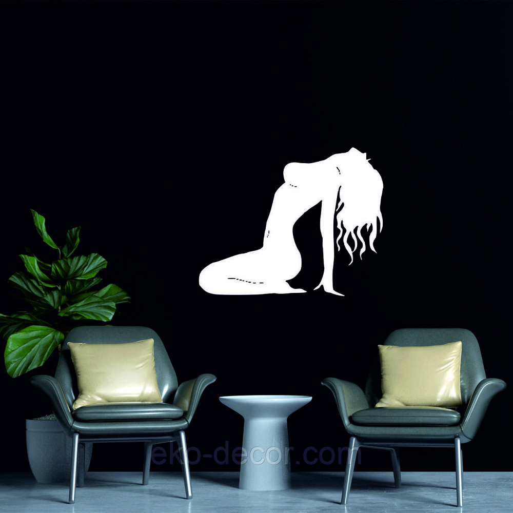 Декоративне настінне Панно «Силует жінки», Декор на стіну Київ - фото 3