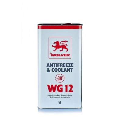 Антифриз Wolver WG12 5 л красный (4260360943430) Винница - изображение 1