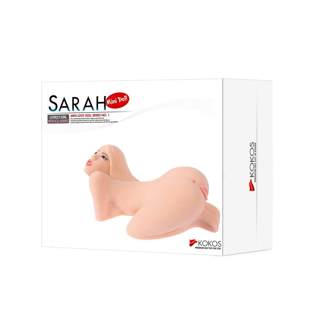 Мастурбатор міні-лялька Kokos Sarah 2WayPlus з вібрацією та масажем Sex Aura Київ - фото 7