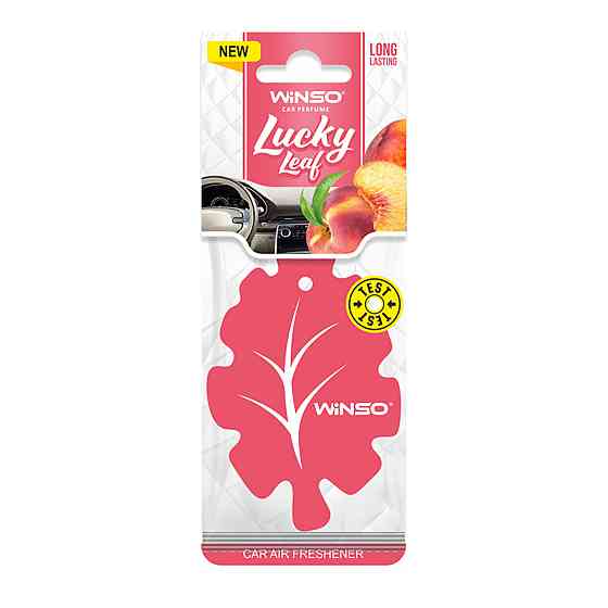 Освіжувач повітря WINSO Lucky Leaf, целюлозний ароматизатор, Peach Киев
