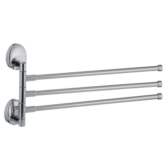 Полотенцедержатель Zerix LR3313 с 3 поворотными планками (LL1443) Харьков