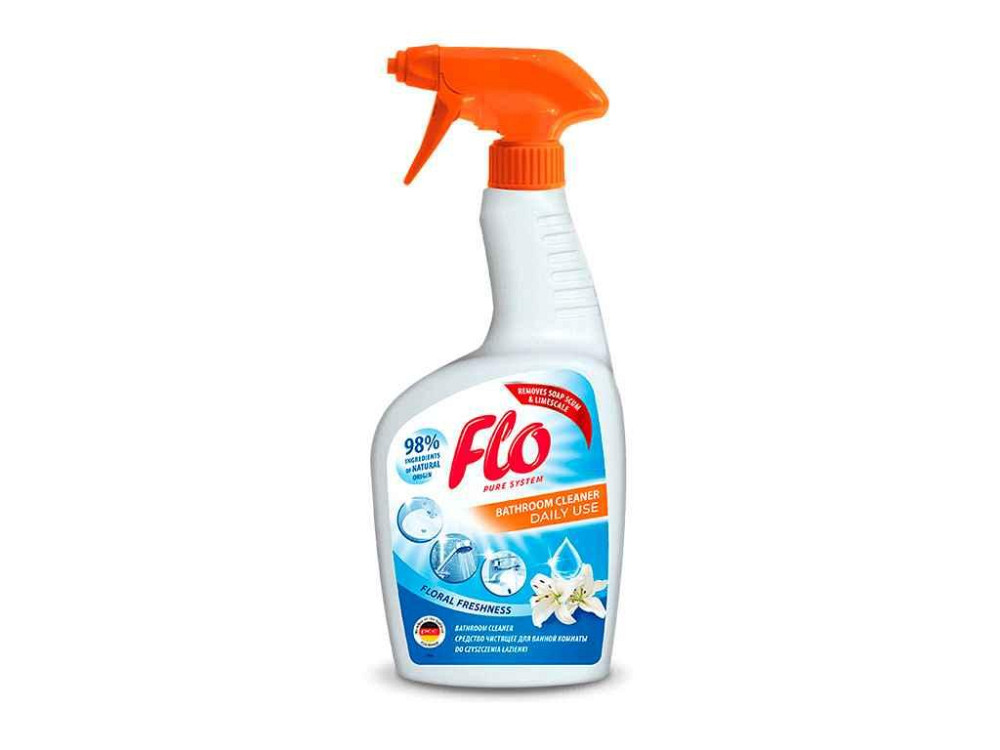 Засіб д/миття ваної кімн.Bathroom Cleaner (розпил) 750мл ТМ Flo   Solmir Київ - фото 1