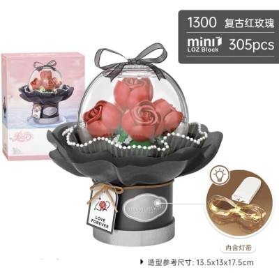 Конструктор LOZ букет троянд (1300) Вінниця - фото 2