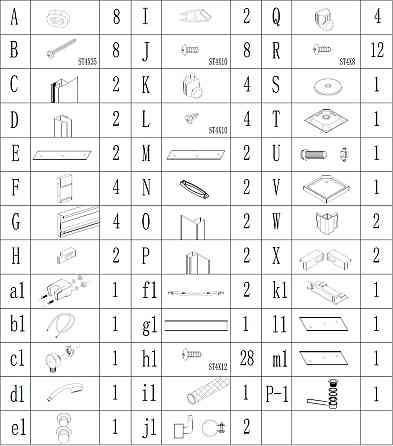 Душовий бокс квадратний NIDA L90GBB (L90B) BRAVO (4уп.) (000026942) Київ