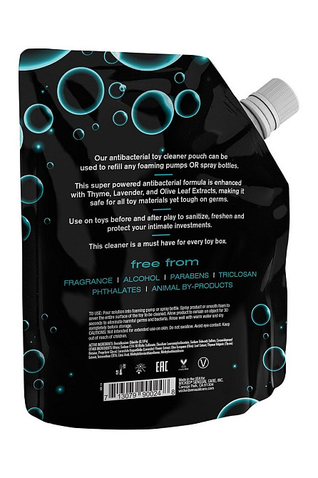 Очиститель для игрушек Wicked Sensual Care Foaming, 710 мл Sex Aura Киев - изображение 2