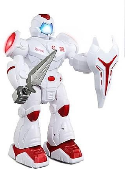 Робот інтерактивний ходить звук світло 28 см Червоно-білий (27166) Чернігів - фото 1